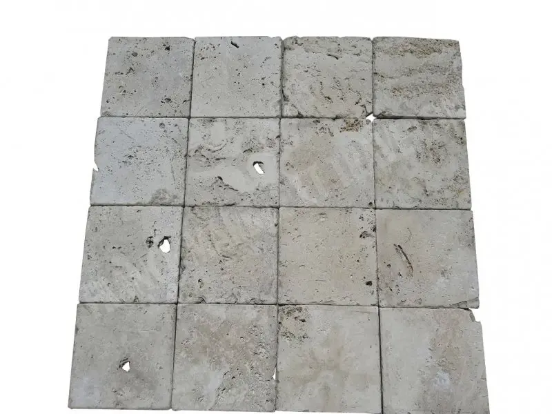 Travertin Clair 20x20x1 cm Antique Commercial 25 € HT - m² - 02.webp