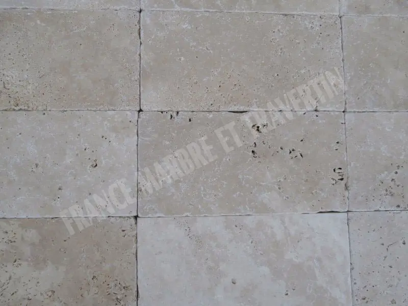 Travertin Classique Clair 20,3x30,5 cm Antique 1'er Choix 35 € HT - m² - 03.webp