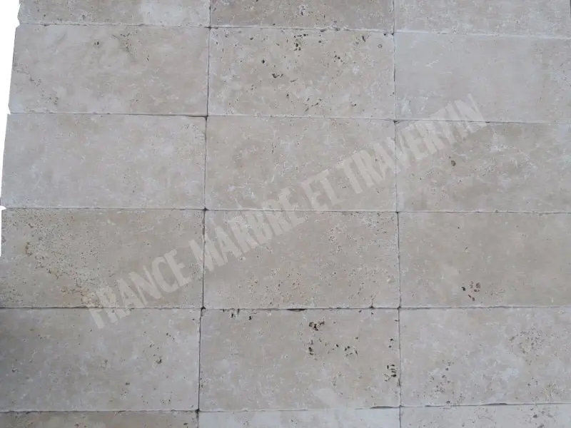 Travertin Classique Clair 20,3x30,5 cm Antique 1'er Choix 35 € HT - m² - 01.webp