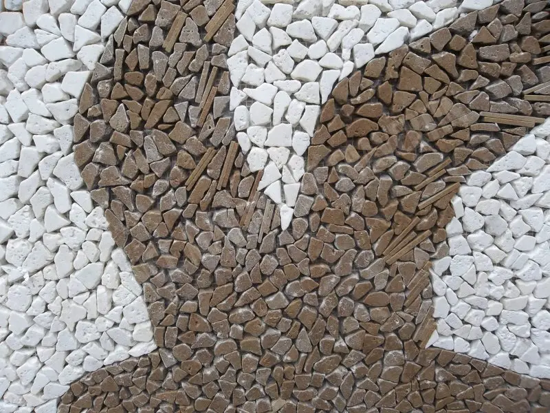 Travertin Tableau Mouette  92x66 cm Mosaique 450 € HT - piece - 04.webp