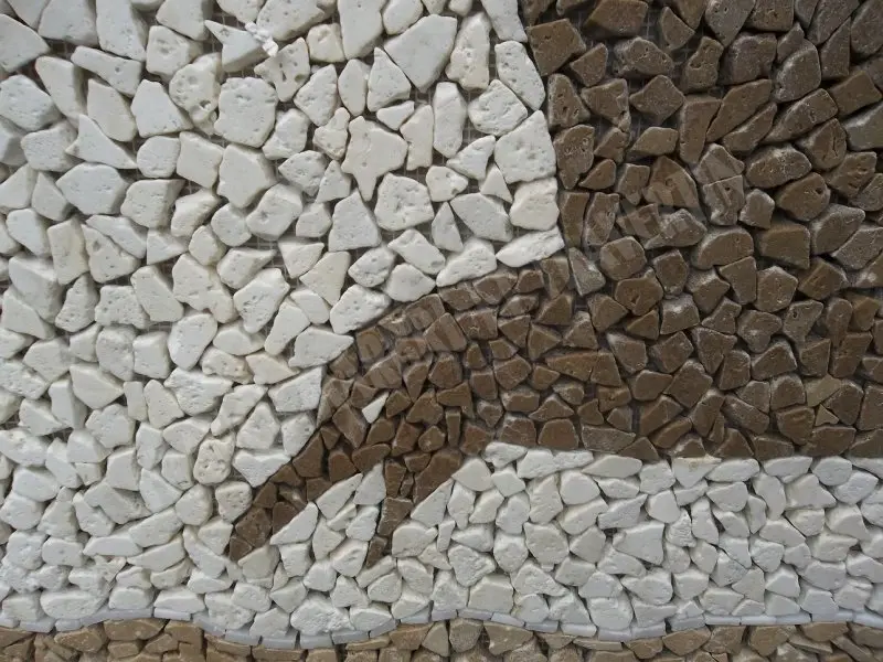 Travertin Tableau Mouette  92x66 cm Mosaique 450 € HT - piece - 03.webp