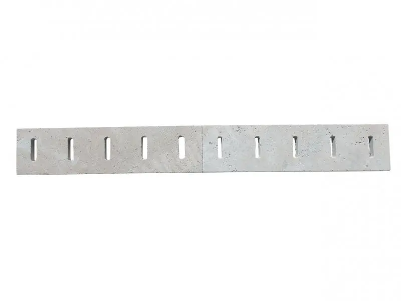 Travertin Classique Beige Grille Antique 50x12,5x2 cm Rainure 16 € HT - pièce - 02.webp