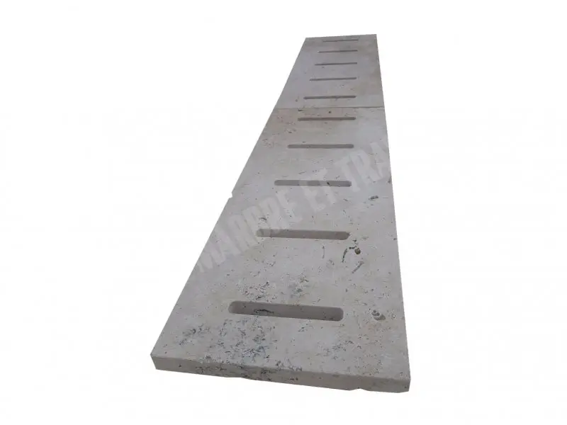 Travertin Classique Grille Antique 1er choix Rainure 19x50x2cm 19 € HT - Pièce - 03.webp