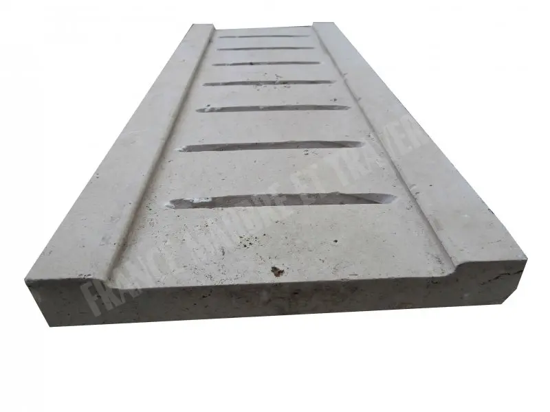 Travertin Classique Grille Modèle Canal Adoucie 50x20x3cm 30 € HT - pièce - 01.webp