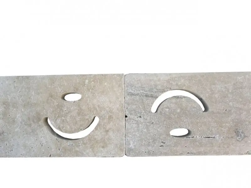 Travertin Classique Grille Mi - Rond Rainure 50x19x3 cm Antique 20 € HT - pièce - 03.webp