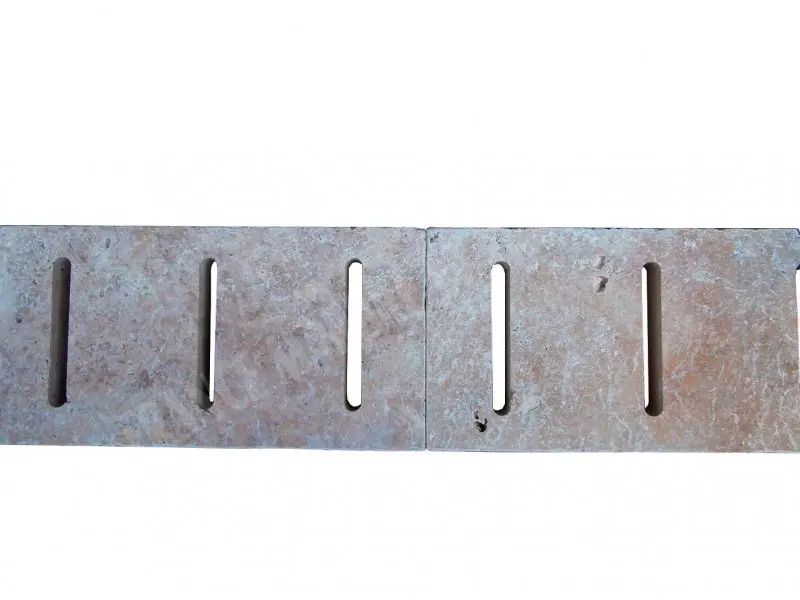 Travertin Classique Grille 50x19x3 cm Rainure Antique 20 € HT - pièce - 03.webp