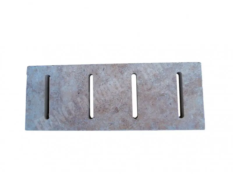 Travertin Classique Grille 50x19x3 cm Rainure Antique 20 € HT - pièce.webp