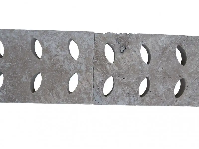 Travertin Classique Grille Œil 25x61x3 cm Antique 25 € HT - piece - 02.webp