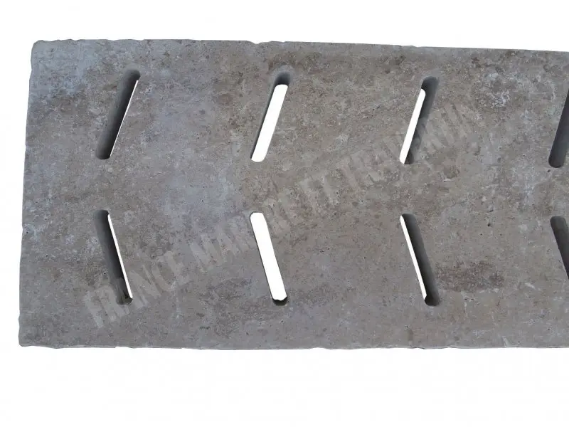 Travertin Classique Grille Fleche 25x61x3 cm Antique 25 € HT - piece - 04.webp