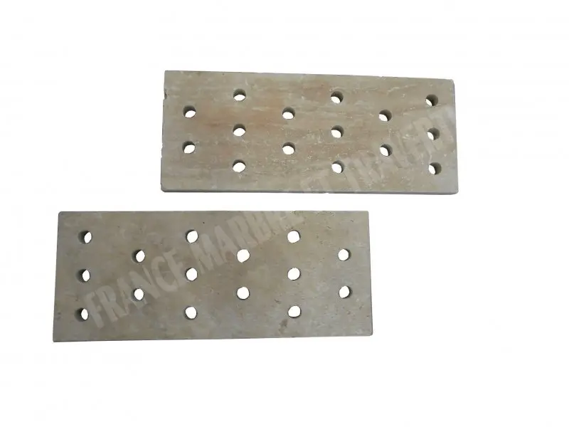 Travertin Classique Grille Perfore 25x61x3 cm Antique 25 € HT - piece - 02.webp