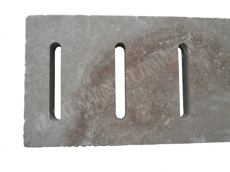 Travertin Classique Grille Rainure 25x61x3 cm Antique 25 € HT - piece - 01.webp