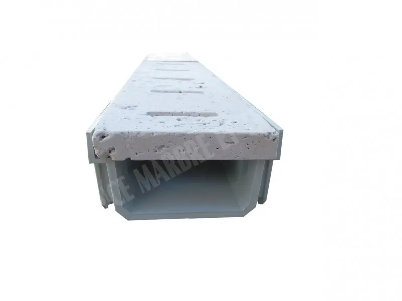 Travertin Classique Grille Antique Rainure 12,5x50x2 cm + P.V.C. Caniveau 18 € HT - Lot - 03.webp