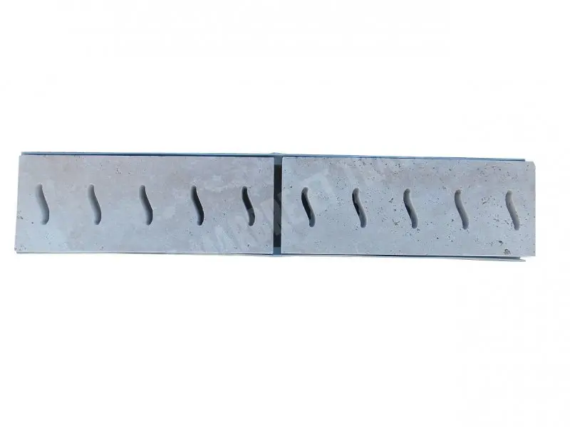 Travertin Classique Grille Model Serpent 19x50x2 cm + P.V.C Caniveau 28 € HT-Lot - 01.webp