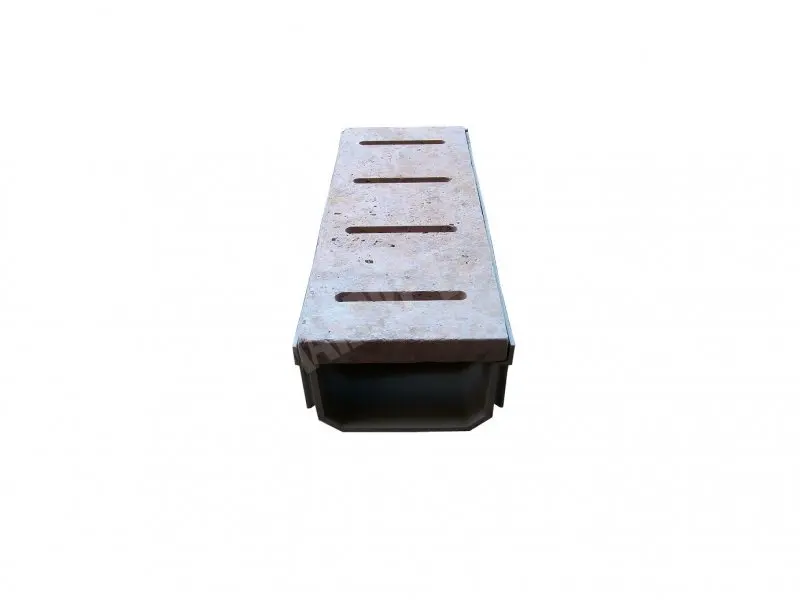 Travertin Classique Grille Rainure 50x19x3 cm + P.V.C Caniveau 29 € HT - Lot - 01.webp