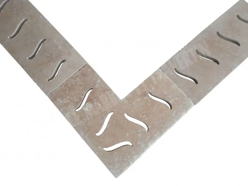 Travertin Classique Grille Angle Antique Serpente 50x50x3 cm 65 € HT - piece - 04.webp