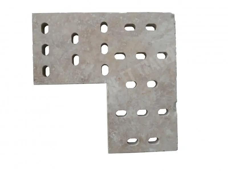 Travertin Classique Grille Angle Antique Ovale 50x50x3 cm 65 € HT - piece - 04.webp