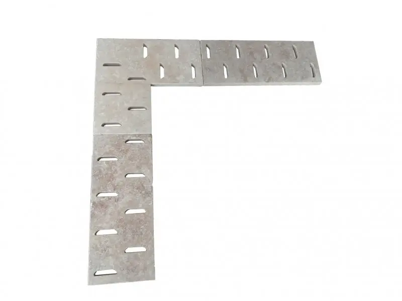 Travertin Classique Grille Angle Antique D 50x50x3 cm 65 € HT - piece - 02.webp