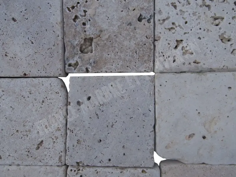 Travertin Classique Beige Pavée  15x15x3cm Antique Rustique 30 € HT - m² - 04.webp