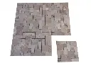 Travertin Classique Mosaique Opus Romain 3 Format Rustique Antique 7 € HT - plaque 1.webp