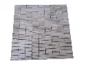 Travertin Classique Beige Mosaique 2,3x10 cm Adoucie Rustique 7 € HT - plaque - 02.webp