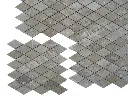 Travertin Classique Losange Mosaique Adouci Rustique 6 € HT - plaque - 01.webp