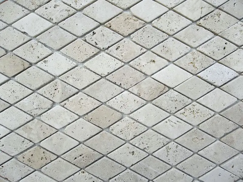 Travertin Classique Losange Mosaique Antique Rustique 5 € HT - plaque - 03.webp