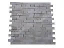 Travertin Classique Clair Mosaique 4,8x10 cm Poli 1'er Choix 9 € HT - plaque - 02.webp
