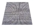 Travertin Classique Clair Beige 2,3x2,3 cm Mosaique Antique Rustique 6 € HT - plaque - 01.webp