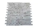 Travertin Ivoire 4,8x10 cm Mosaique Rebouche Adoucie Rustique 5 € HT - Plaque.webp