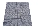 Travertin Gris Silver Mosaique 2,3x2,3 cm Adoucie 1'er Choix  8 € HT - plaque - 01.webp