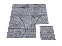 Travertin Gris Silver Mosaique 2,3x2,3 cm Adoucie 1'er Choix  8 € HT - plaque - 04.webp