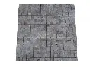 Travertin Gris Silver Mosaique 4,8 x 4,8 cm Antique Rustique 7 € HT - plaque - 02.webp