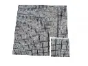 Travertin Gris Silver Mosaique 2,3 x 2,3 cm Antique Rustique 7 € HT - plaque - 01.webp