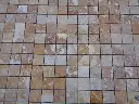 Travertin Jaune Or Mosaique 4,8x4,8 cm Adoucie Rustique 6 € HT - plaque - 03.webp