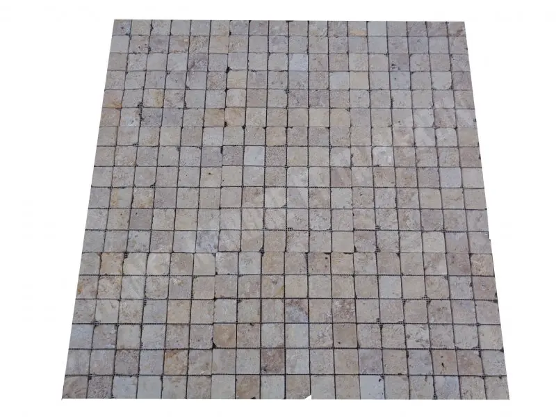 Travertin Jaune Antique Mosaique 4,8x4,8x1 cm 7 €  HT - pièce - 02.webp