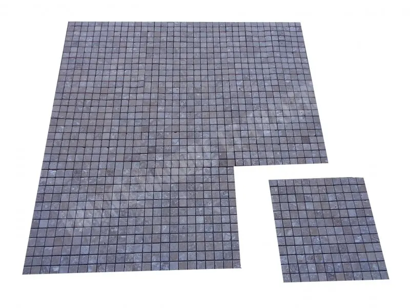 Travertin Noce Mosaique 2,3x2,3 cm Rustique Antique 5€HT-plaque- 02.webp