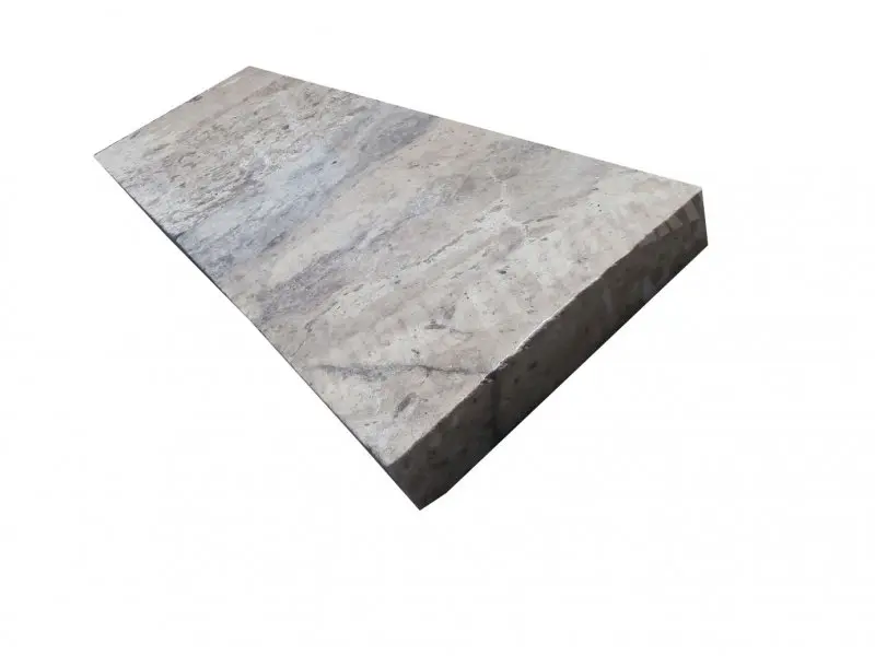 Travertin Gris Silver Margelle 30,5x61x7cm Bord Droit Antique 1er choix 50 € HT - pièce - 04.webp