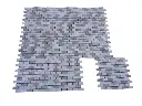 Travertin Classique - Noce Mosaique 2,3x4,8 cm Antique Rustique 6 € HT - plaque - 03.webp