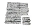 Travertin Mixte 2,3x4,8 cm Mosaique Rebouche Antique Rustique 5 € HT - Plaque - 03.webp