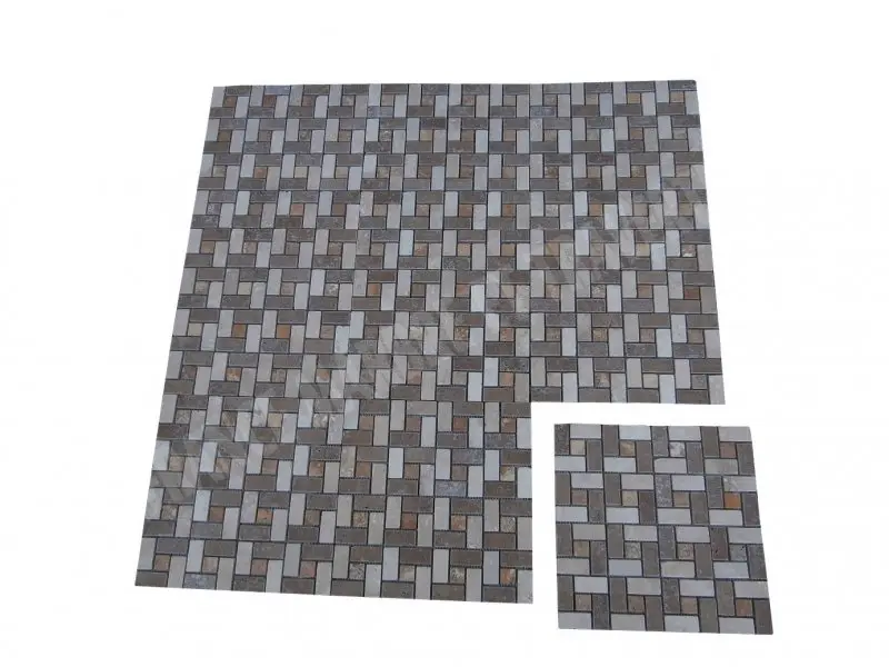 Travertin Mixte  Target Mosaique Antique 1'er choix 19 € HT - plaque- 01.webp