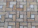 Travertin Jaune - Clasique Target Mosaique 1'er Choix Antique 19 € HT - plaque - 04.webp