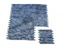 Travertin Mixte Mosaique 2,3 x 4,8 cm Brut scie  1'er choix 7 € HT - plaque - 03.webp