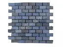 Travertin Mixte Mosaique 2,3 x 4,8 cm Brut scie  1'er choix 7 € HT - plaque - 04.webp