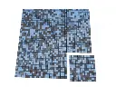 Travertin Mixte Mosaique 2,3 x 2,3 cm Brut scie - Adoucie 1'er choix 7 € HT - plaque - 04.webp