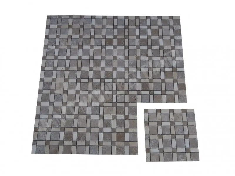 Travertin Classique - Noce Mosaique Antique 1'er Choix 19 € HT - plaque - 01.webp