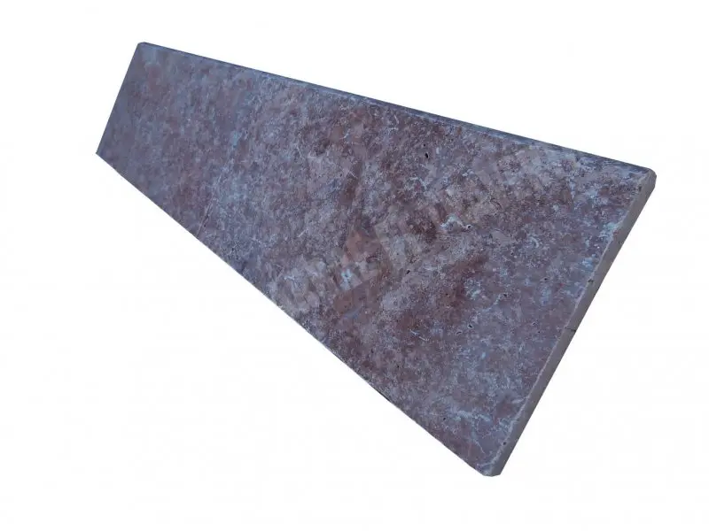 Travertin Rose - Rouge Margelle 2 cm 30,5 x 61 cm Antique 1'er Choix 17 € HT - pièce - 02.webp