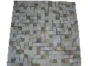 Travertin Mixte 4,8x4,8 cm Antique Mosaique 1'er Choix 7 € HT - plaque - 02.webp