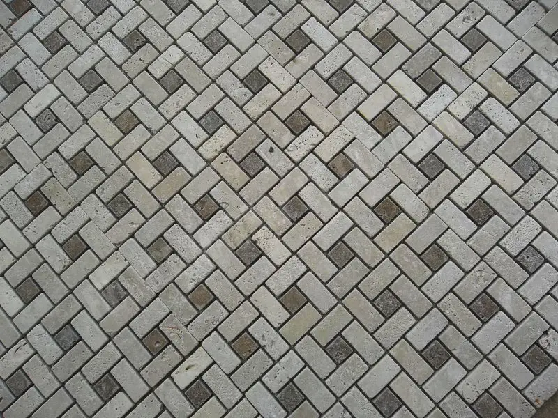 Travertin Classique Model Grand Target Mosaique 1'er Choix 19 € HT - plaque - 03.webp