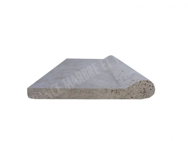 Travertin Classique Beige Margelle Rond 33x61x5 cm Antique 70 € HT pièce - 04.webp