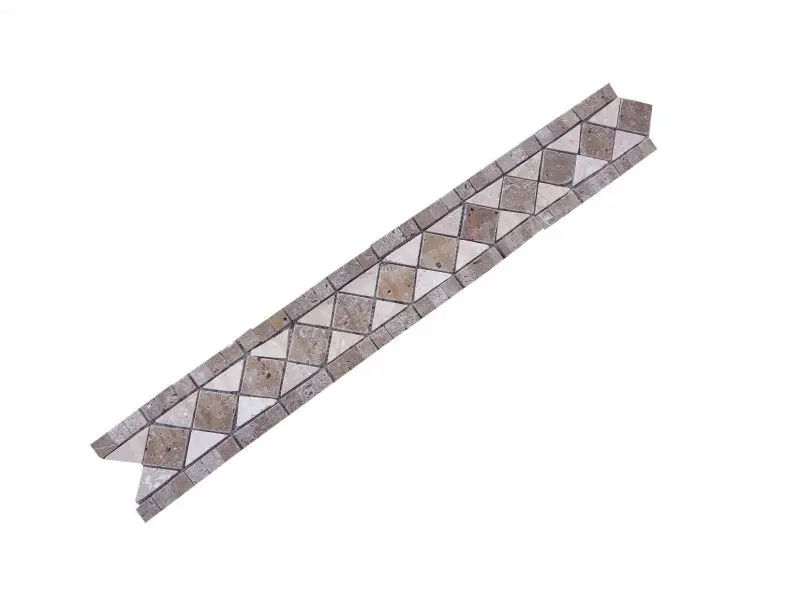 Travertin Classique - Noce Frises Modèle KF-16 2,3x2,3 cm Antique Rustique 6 € HT - piéce - 04.webp